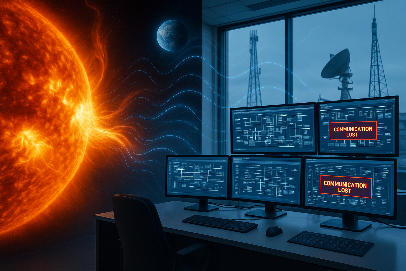 Solar Flares and Scada