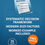 2025 Control System Selection Worksheet